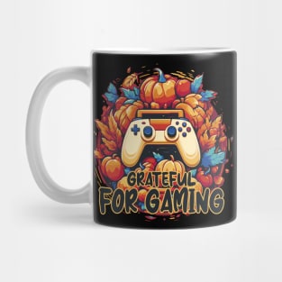 Pixel Harvest: Grateful For Gaming Thanksgiving Edition Mug